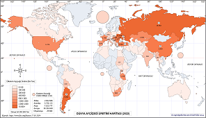 Dünya Ayçiçeği Haritası