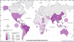 Dünya Şeker Kamışı Haritası