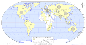 Dünya Kömür Rezervi Haritası