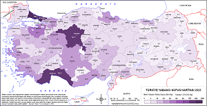 Türkiye'de Yaşayan Yabancı Nüfus Haritası 2023