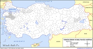 Türkiye Ördek ve Beç Tavuğu Haritası 2019