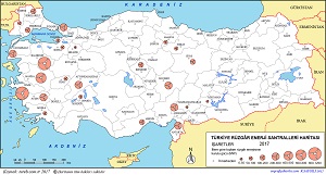 Türkiye Rüzgâr Santralleri Haritası