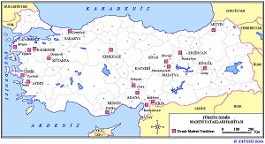 Türkiye Demir Madeni Haritası 2