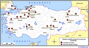 Türkiye Kömür Madeni Haritası