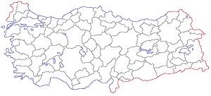 Türkiye Dilsiz İl Haritası (bmp)